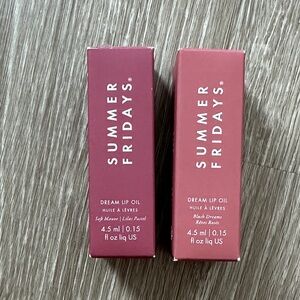 NEW Summer Fridays Dream Lip Oil - Soft Mauve & Blush Dream